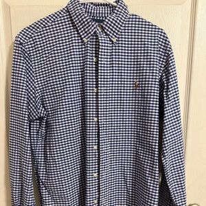 Polo Ralph Lauren Custom Fit Gingham Oxford Shirt - Size M